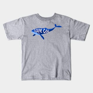 Cape Cod Massachusetts Whale Kids T-Shirt